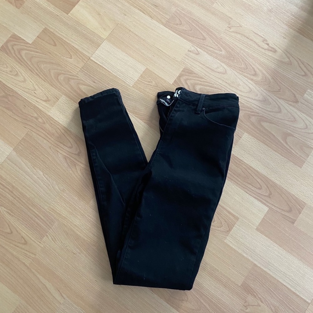 New high waisted black jeggings